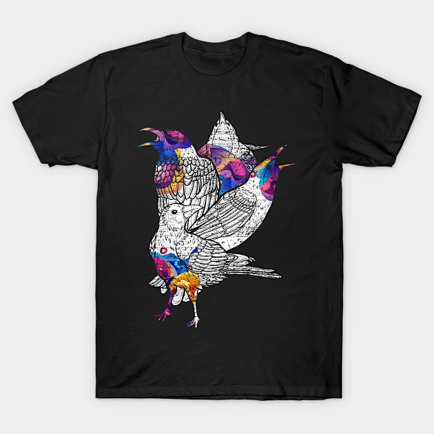 Vintage Raven T-Shirt by shirtsyoulike